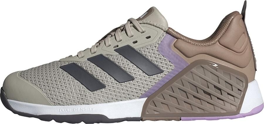 Adidas Dropset 3 Sneakers Dames Beige 1 3 Mesh Synthetisch