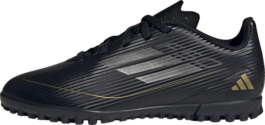 Adidas Perfor ce F50 Club junior voetbalschoenen zwart antraciet goud metallic Imitatieleer 36 2 3 - Foto 2
