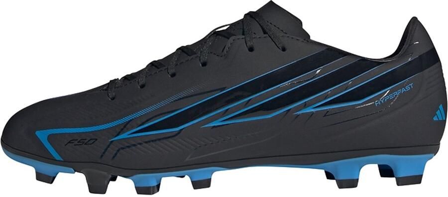 Adidas Perfor ce F50 Hyperfast Club FG MG senior imitatieleren voetbalschoenen zwart blauw - Foto 4