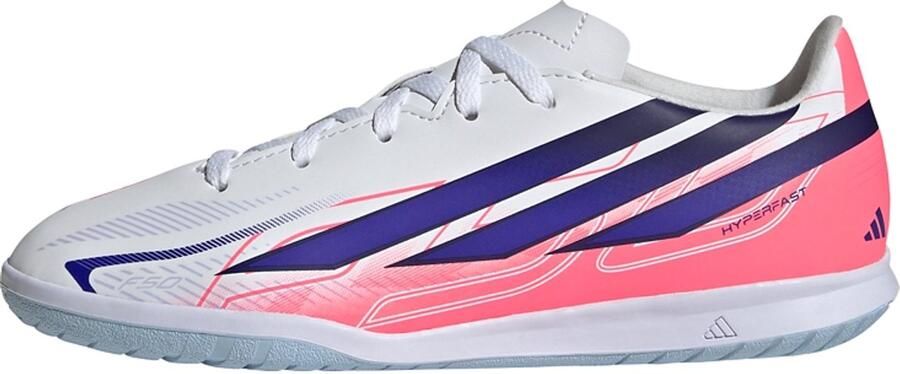 Adidas Perfor ce F50 Hyperfast Club junior imitatieleren voetbalschoenen roze paars - Foto 4