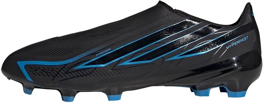 Adidas Perfor ce F50 Hyperfast League LL FG senior imitatieleren voetbalschoenen zwart blauw - Foto 4