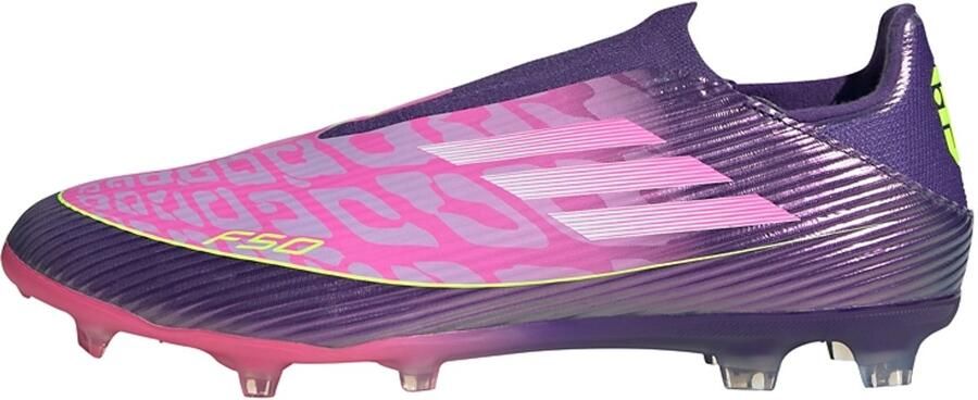 Adidas Perfor ce F50 LEAGUE Laceless Firm Ground Voetbalschoenen Unisex Paars