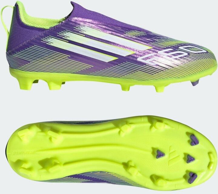 Adidas Perfor ce F50 League Veterloze Firm Multi-Ground voetbalschoenen Kids Kinderen Paars