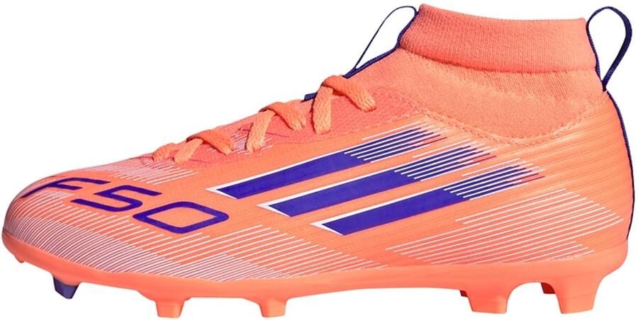 Adidas Perfor ce F50 League Mid Firm Multi-Ground Voetbalschoenen Kids Kinderen Oranje