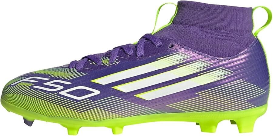 Adidas Perfor ce F50 League Mid Firm Multi-Ground Voetbalschoenen Kids Kinderen Paars