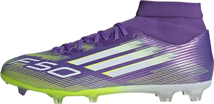 Adidas Perfor ce F50 League Mid Firm Multi-Ground Voetbalschoenen Unisex Paars