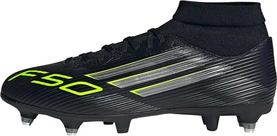 Adidas Perfor ce F50 League Mid Soft Ground Voetbalschoenen Unisex Zwart