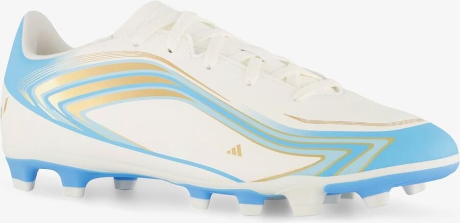 Adidas Perfor ce F50 Messi Club Firm Ground Multi Ground Voetbalschoenen Kids Kinderen Beige