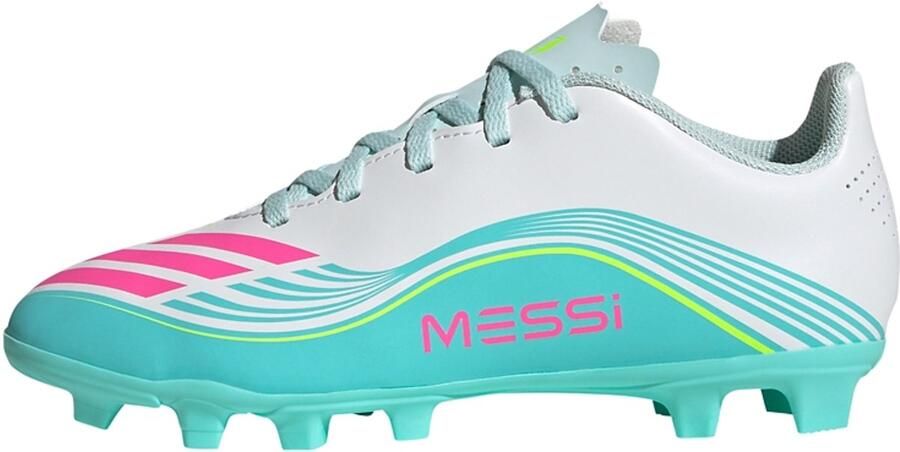Adidas Perfor ce F50 MESSI CLUB Firm Ground Multi Ground Voetbalschoenen Kids Kinderen Wit