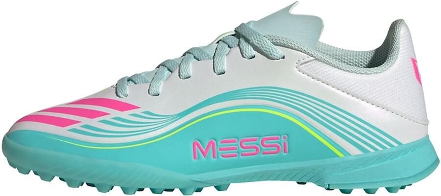 Adidas Perfor ce F50 MESSI LEAGUE Turf Voetbalschoenen Kinderen Wit