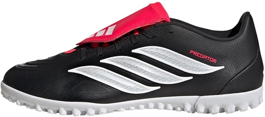 Adidas Perfor ce PREDATOR CLUB Fold-Over Tongue Turf Voetbalschoenen Unisex Zwart