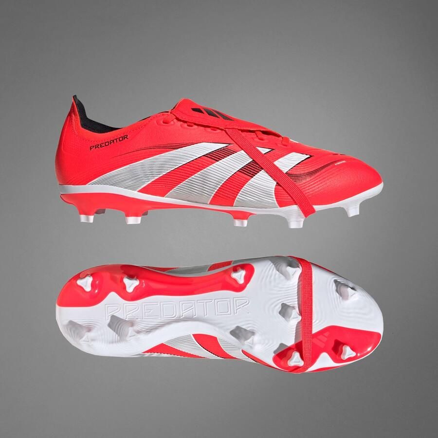 Adidas Predator League FT FG Lucid Red Cloud White Core Black- Lucid Red Cloud White Core Black