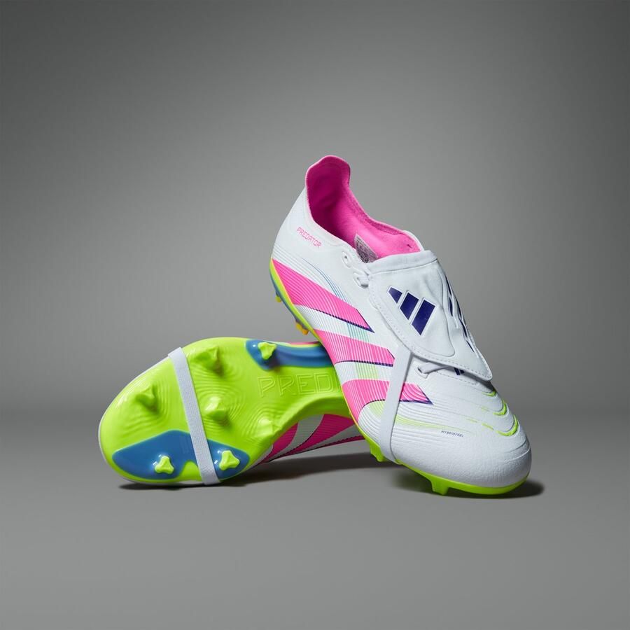 Adidas Perfor ce Predator League Fold-Over Tongue Firm Multi-Ground Voetbalschoenen Unisex Wit