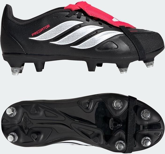 Adidas Perfor ce Predator League Fold-Over Tongue Soft Ground Voetbalschoenen Kinderen Zwart