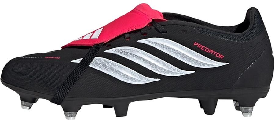 Adidas Perfor ce PREDATOR LEAGUE Fold-Over Tongue Soft Ground Voetbalschoenen Unisex Zwart
