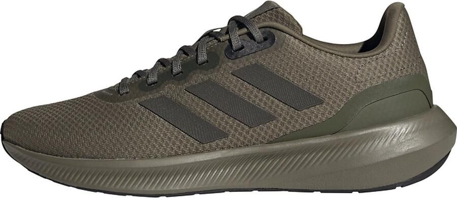 Adidas Performance Runfalcon 3.0 hardloopschoenen olijfgroen zwart