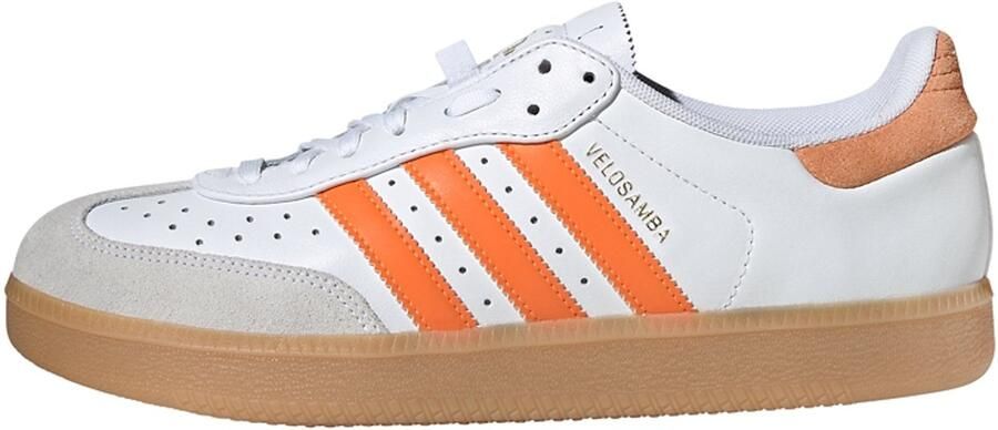 Adidas Performance Velosamba Leren Schoenen Unisex Wit