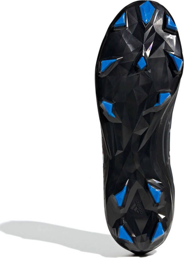 Adidas Predator Edge.2 Firm Ground Voetbalschoenen Core Black Cloud White Vivid Red Dames - Foto 4