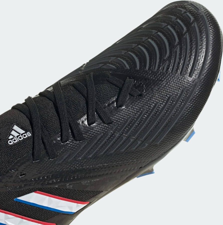 Adidas Predator Edge.2 Firm Ground Voetbalschoenen Core Black Cloud White Vivid Red Dames - Foto 2