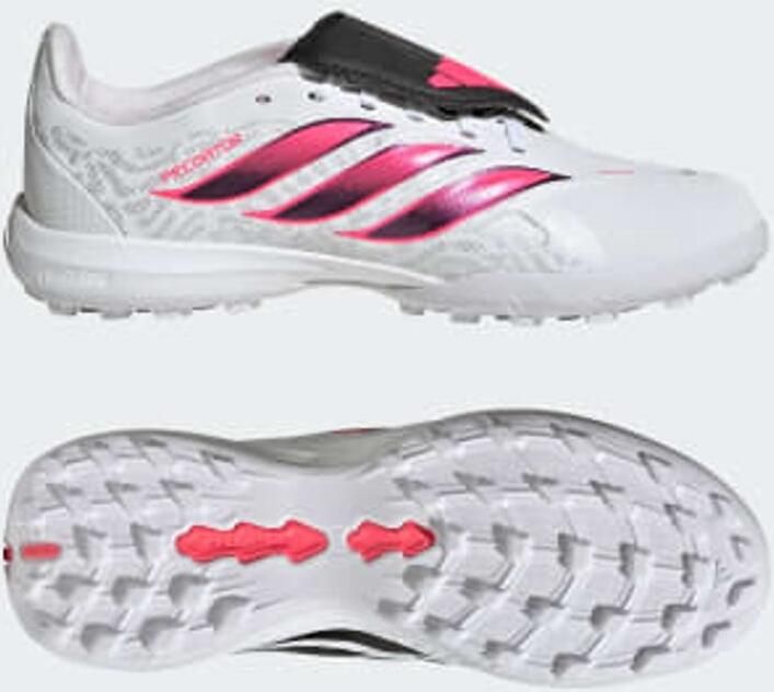 Adidas Predator League Fold-over Tongue Tf Junioren Voetbalschoenen Wit 1 3 Kinderen