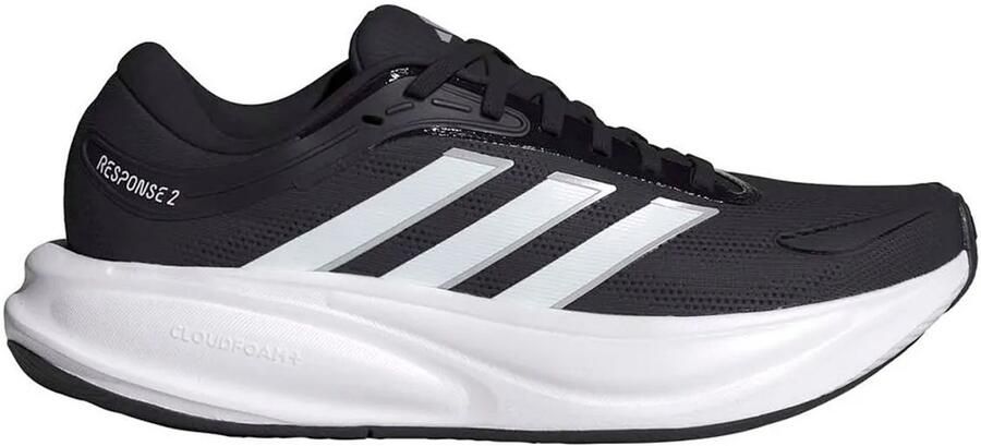 ADIDAS PERFORMANCE Loopschoen 'RESPONSE 2' zwart zilver wit