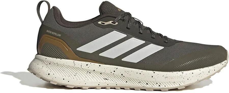 Adidas Performance Runfolcon 5 Tr hardloopschoenen olijfgroen wit