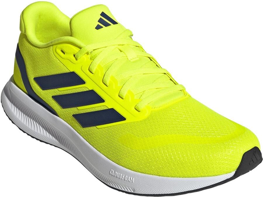 Adidas RUNFALCON 5 WIDE Hardloopschoenen Sneaker Sportschoen JQ6980 Solar Yellow - Foto 2