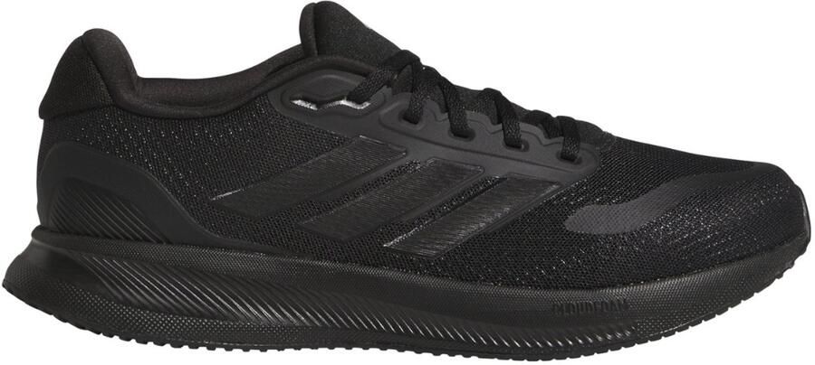 Adidas Runfalcon 5 Wide Running Heren Hardloopschoenen Zwart