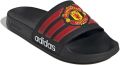 Adidas Adilette Shower chester United Slippers Zwart Rood Wit - Zwart