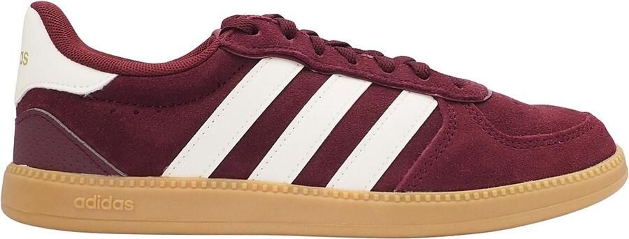 Adidas Sportswear Breaknet imitatieleren sneakers donkerrood wit - Foto 4