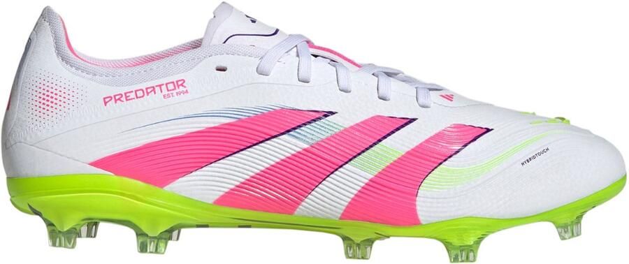 Adidas Predator Pro Gras Voetbalschoenen (FG) Wit Roze Neongeel