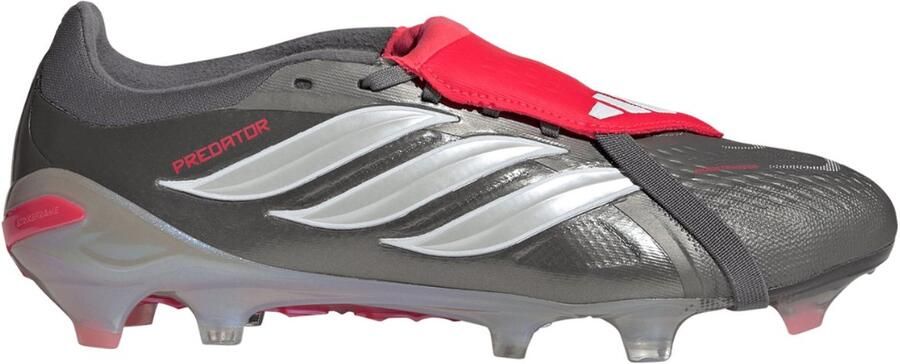 Adidas Predator Pro FT Gras Voetbalschoenen (FG) Donkergrijs Wit Zilver Rood - Foto 2