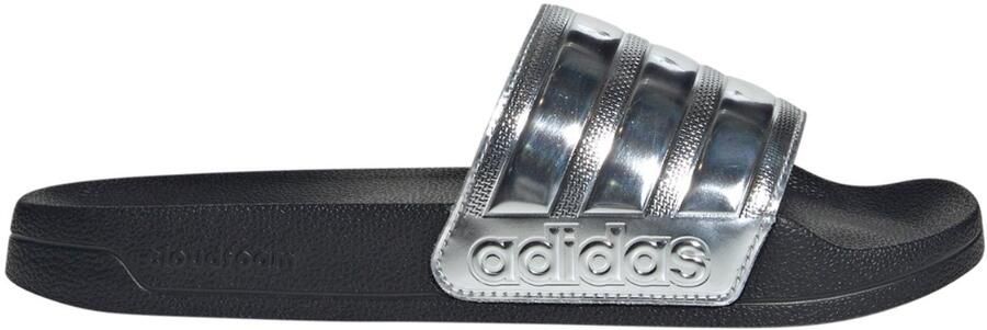 Adidas Sportswear Adilette Shower badslippers zilver zwart