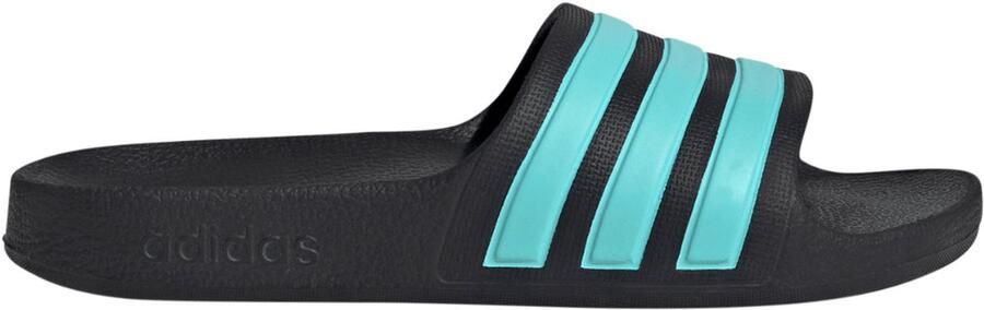 Adidas Slippers Kinderen Adilette Aqua Slides Zwart-Blauw