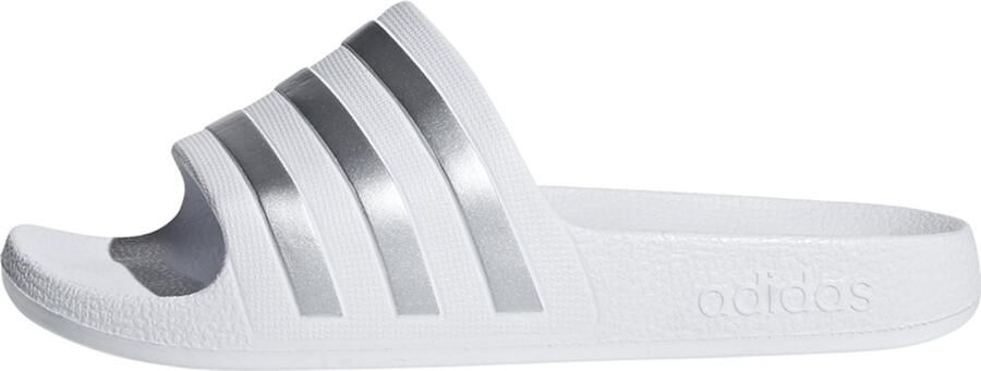 Adidas Sportswear badslippers wit zilver Rubber Streep - Foto 4