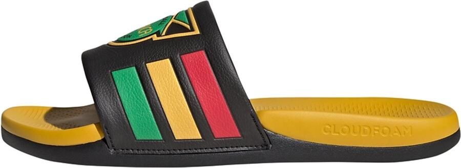 Adidas Sportswear adilette Comfort 2.0 Jamaica Badslippers Unisex Zwart