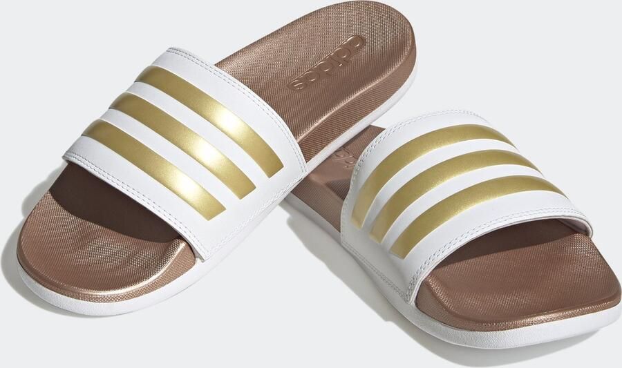 Adidas Women's Adilette Comfort Badge of Sports Sandalen 2 3 beige - Foto 9