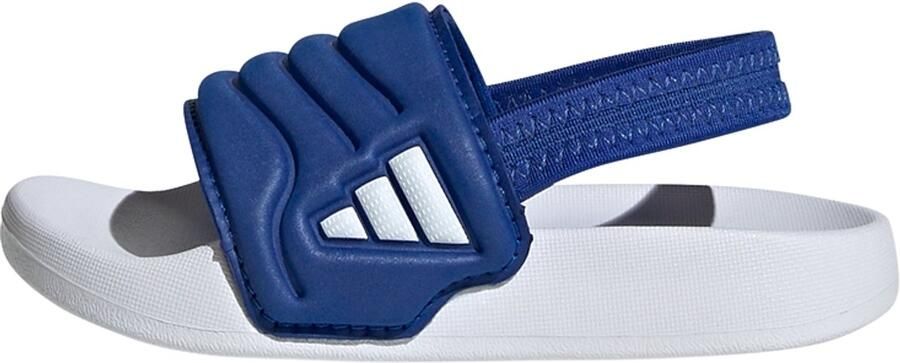 Adidas Sportswear Adilette Estrap 2.0 badslippers met hielbandje kobaltblauw wit - Foto 9