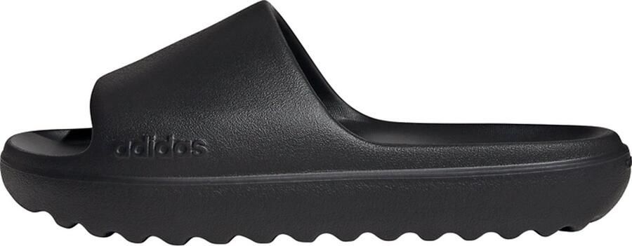 Adidas adilette Slippers en Sandalen Zwart 2 3 Mesh Synthetisch