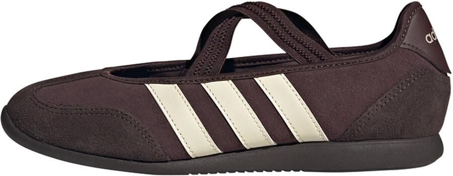 ADIDAS SPORTSWEAR Ballerina met riempjes 'Barreda' crème bruin donkerbruin
