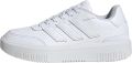 Adidas Lage Sneakers Baskets Courtblock Bold cuir synthétique - Wit
