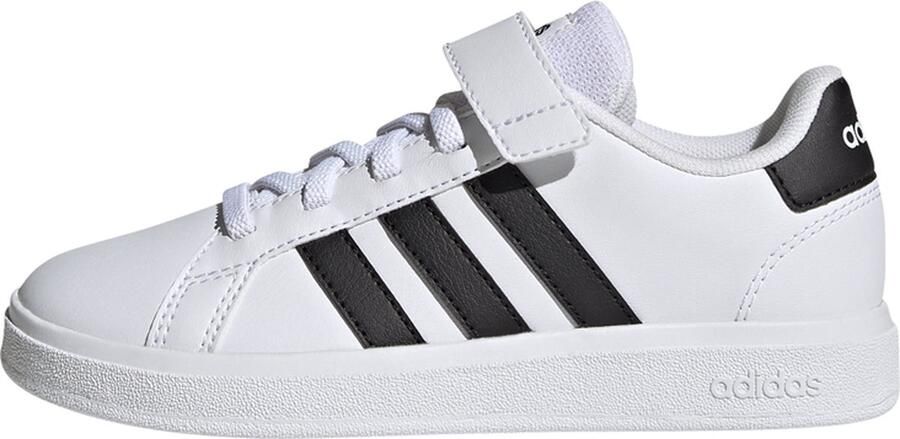 Adidas Originals Kinder gympen met klittenbandsluiting en elastische veters Grand Court Wit - Foto 6