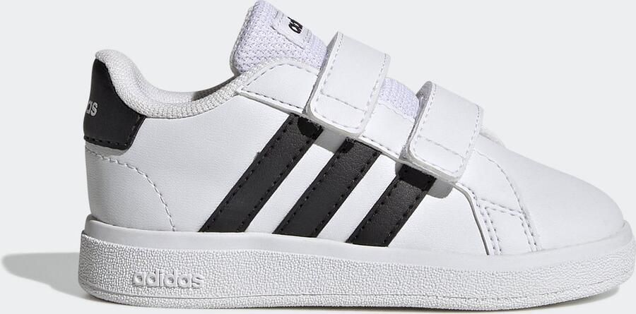 Adidas Sportswear Grand Court 2.0 sneakers wit matzilver Imitatieleer 25 - Foto 5