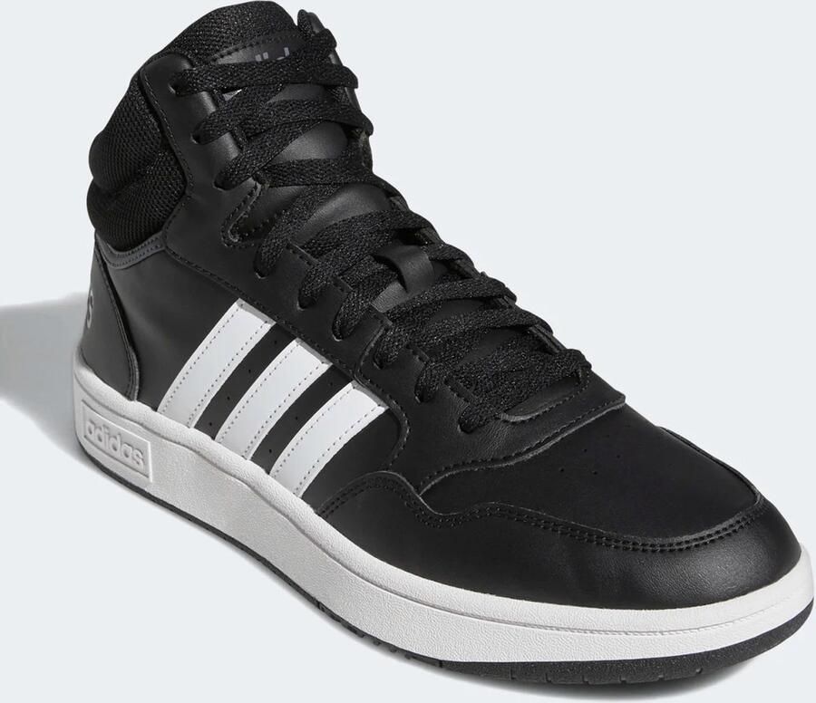Adidas SPORTSWEAR Hoops 3.0 Mid Sneakers Heren Core Black Ftwr White Grey Six - Foto 9