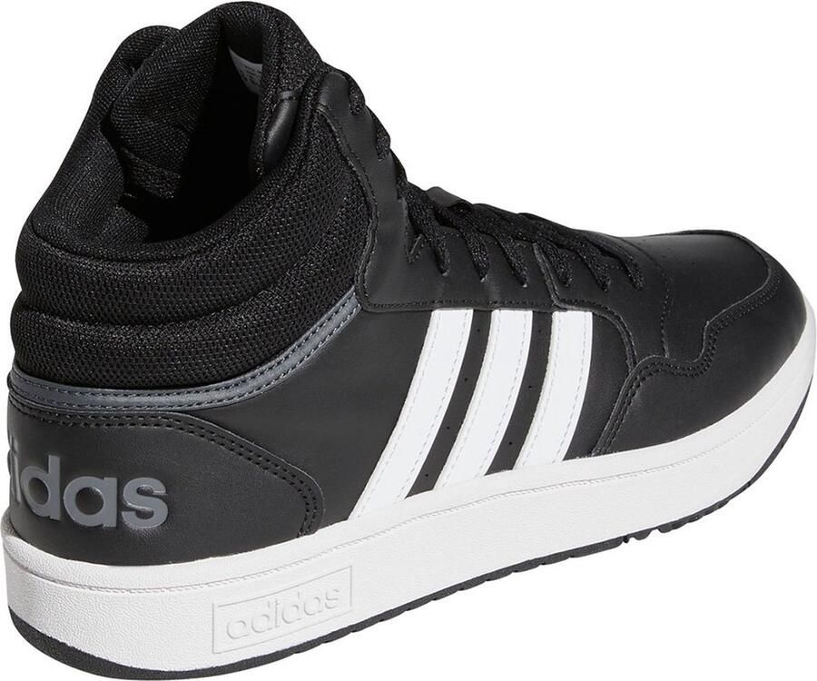 Adidas SPORTSWEAR Hoops 3.0 Mid Sneakers Heren Core Black Ftwr White Grey Six - Foto 14
