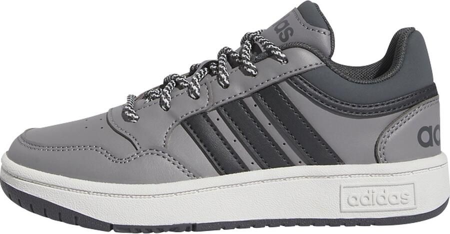 Adidas Sportswear Hoops 3.0 sneakers grijs antraciet Imitatieleer 37 1 3