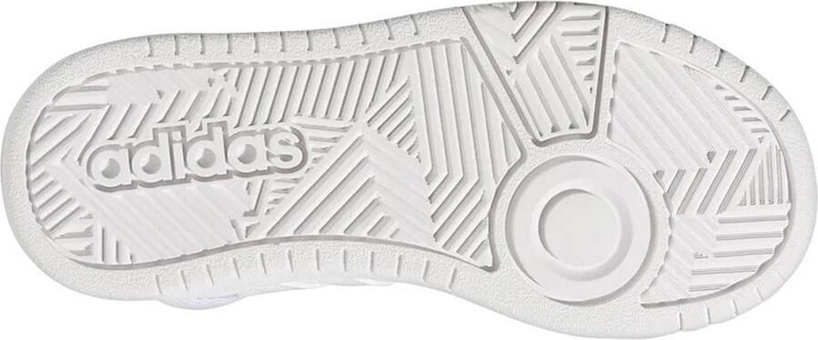 Adidas Sportswear Hoops Mid 3.0 sneakers wit blauw rood Jongens Imitatieleer 37 1 3