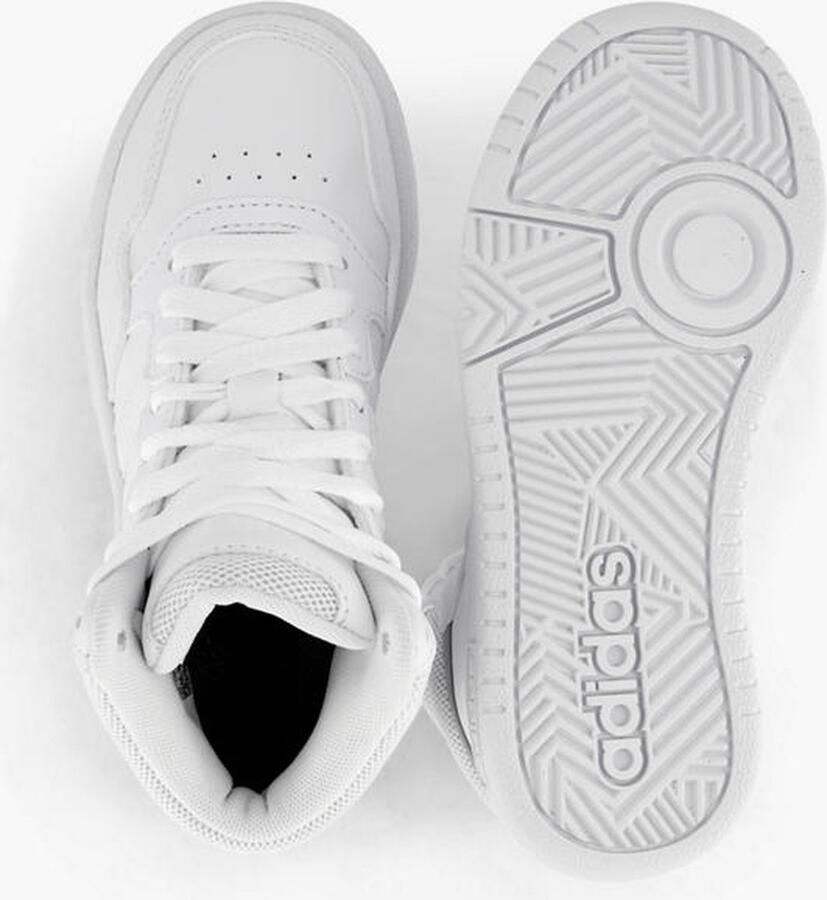 Adidas Sportswear Hoops Mid 3.0 sneakers wit grijs Imitatieleer 28 1 2 - Foto 7