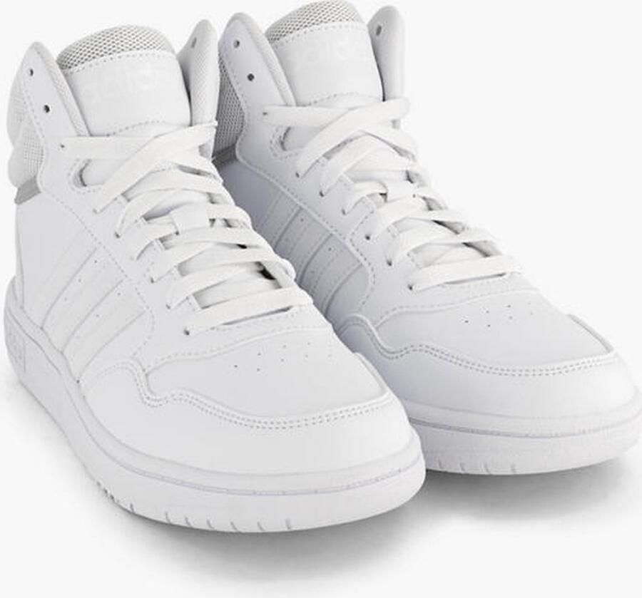 Adidas Sportswear Hoops Mid 3.0 sneakers wit grijs Imitatieleer 28 1 2 - Foto 5
