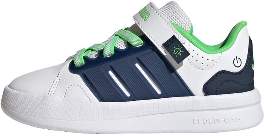 ADIDAS SPORTSWEAR Sneakers 'Lightorama Court' nachtblauw limoen wit